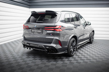 Mittlerer Cup Diffusor DTM Look Heck Ansatz für BMW X5 M F95 Facelift schwarz Hochglanz