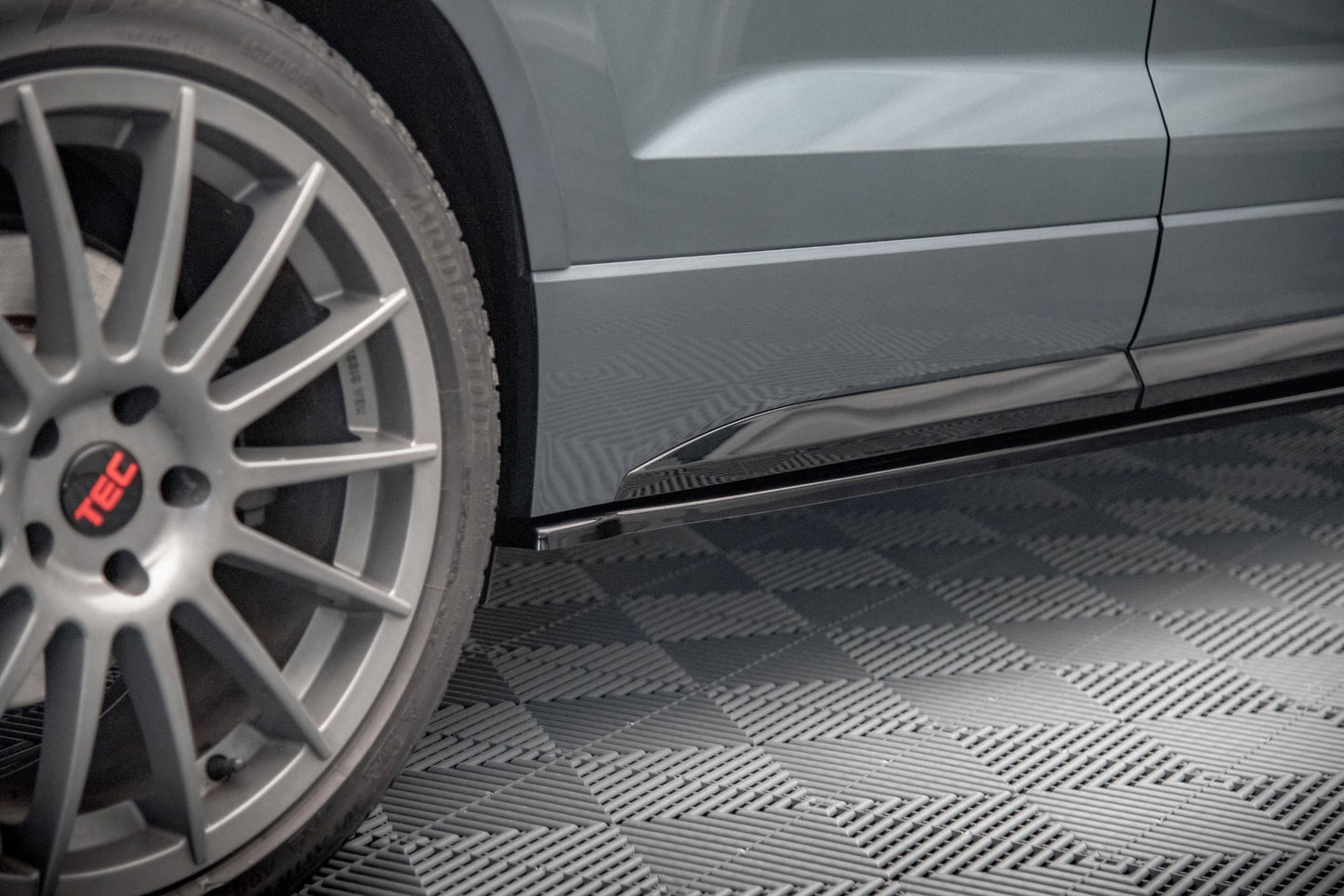 Seitenschweller Ansatz für Cupra Ateca Mk1 / Mk1 Facelift schwarz Hochglanz