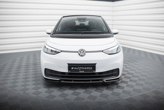 Front Ansatz V.2 für VW ID.3 Mk1 schwarz Hochglanz