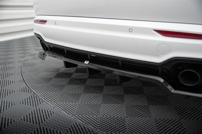 Mittlerer Cup Diffusor DTM Look Heck Ansatz für Maserati Grecale GT / Modena Mk1 schwarz Hochglanz