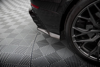Set of Carbon Splitters Audi RSQ8 Mk1 schwarz matt