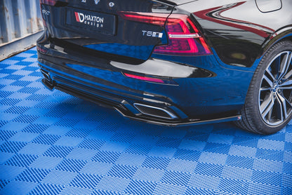 Heckansatz Volvo S60/V60 R-Design Mk3 schwarz Hochglanz