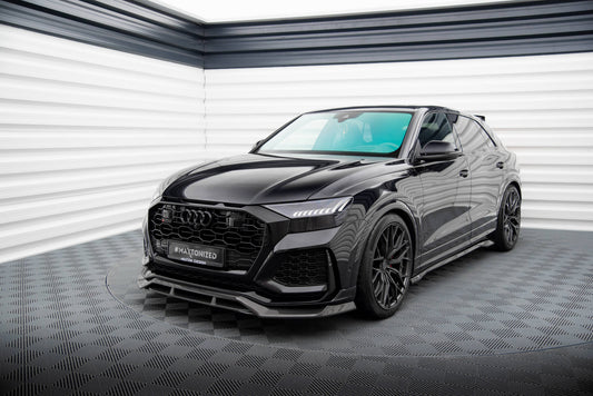 Set of Carbon Splitters Audi RSQ8 Mk1 schwarz matt