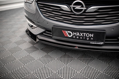 Front Ansatz V.3 für Opel Insignia Mk2 schwarz Hochglanz