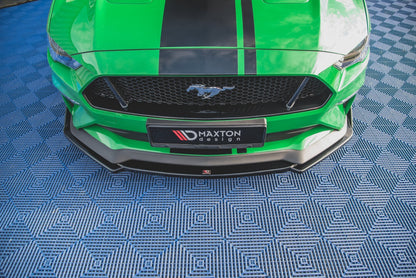 Front Ansatz V.2 + Flaps für Ford Mustang GT Mk6 Facelift