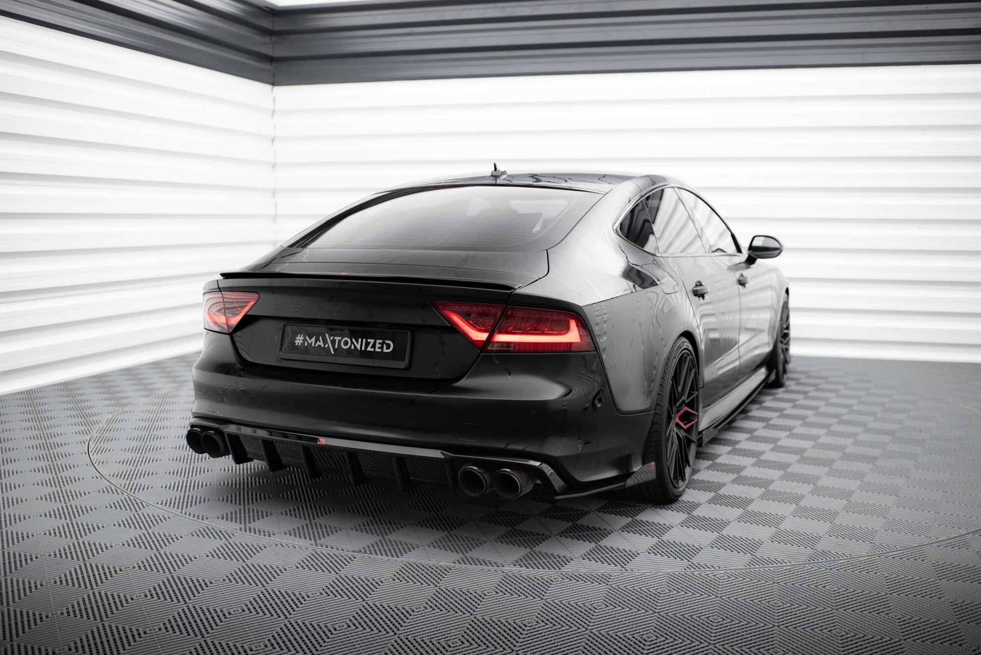 Diffusor Heck Ansatz für Audi S7 C7