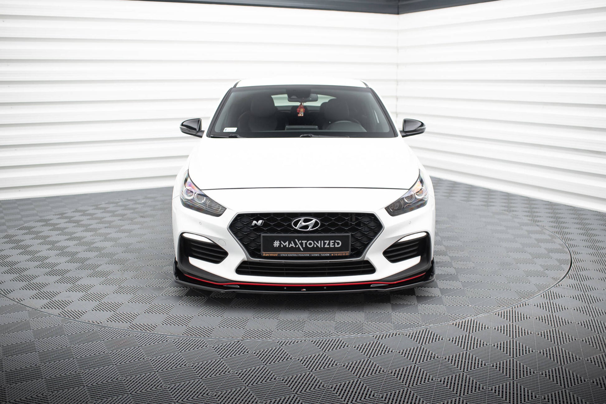 Front Ansatz V.3 für Hyundai I30 N Mk3 Hatchback/ Fastback schwarz Hochglanz