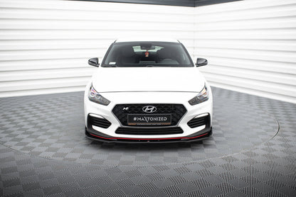 Front Ansatz V.3 für Hyundai I30 N Mk3 Hatchback/ Fastback schwarz Hochglanz