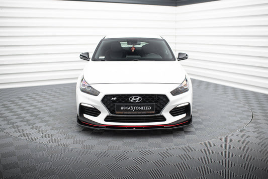 Front Ansatz V.3 für Hyundai I30 N Mk3 Hatchback/ Fastback schwarz Hochglanz