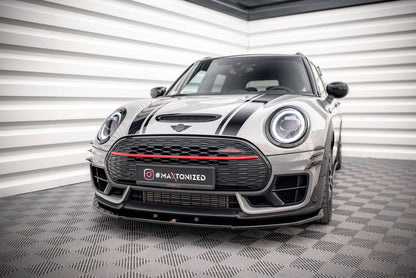 Front Ansatz V.3 für Mini Cooper Clubman John Cooper Works F54 Facelift schwarz Hochglanz