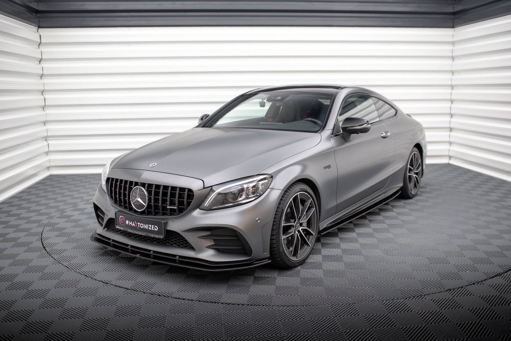 Street Pro Seitenschweller Ansatz für Mercedes-AMG C43 Coupe / Cabrio C205  Facelift / A205 Facelift