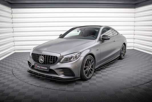 Street Pro Seitenschweller Ansatz für Mercedes-AMG C43 Coupe / Cabrio C205  Facelift / A205 Facelift