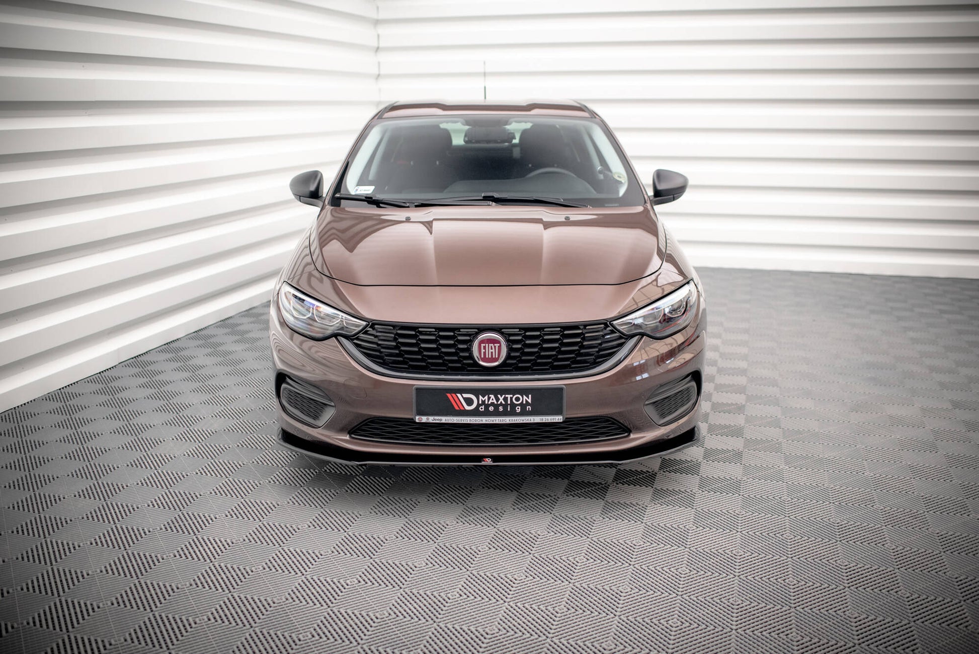 Front Ansatz für Fiat Tipo S-Design schwarz Hochglanz
