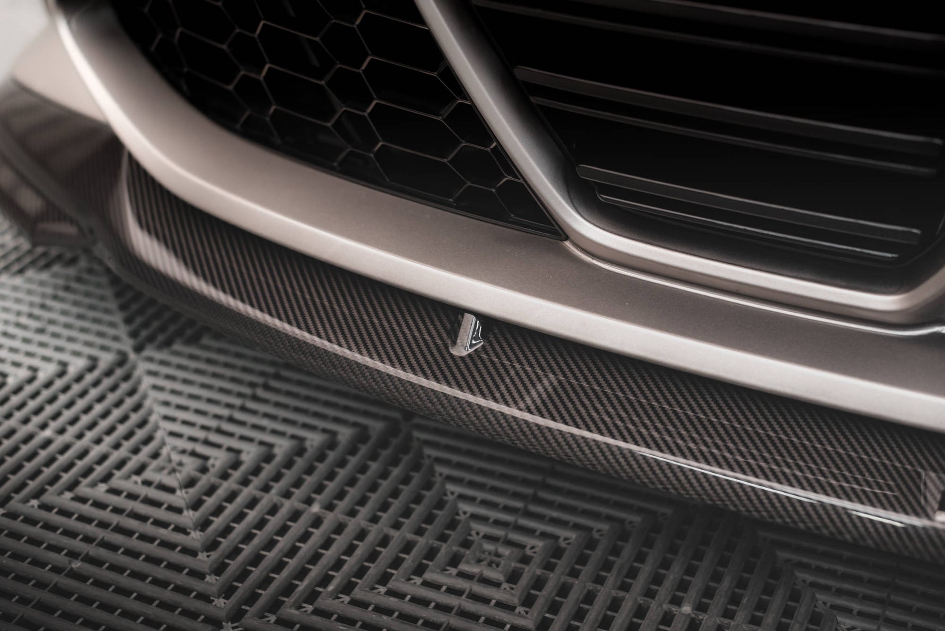 Set of Carbon Fiber Splitters BMW M4 G82 schwarz matt