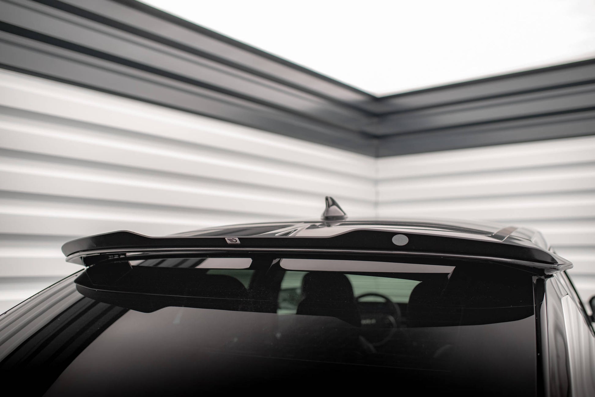 Höher Spoiler CAP für Kia EV6 Mk1 schwarz Hochglanz