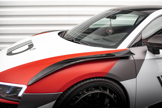 Front Side Wings  Audi R8 Mk2 Facelift schwarz Hochglanz