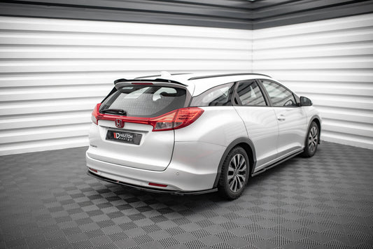 Spoiler CAP für Honda Civic Tourer Mk9 schwarz Hochglanz