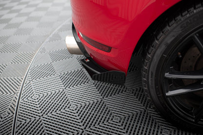 Street Pro Heck Ansatz Flaps Diffusor + Flaps für VW Golf GTI Mk6 schwarz Hochglanz