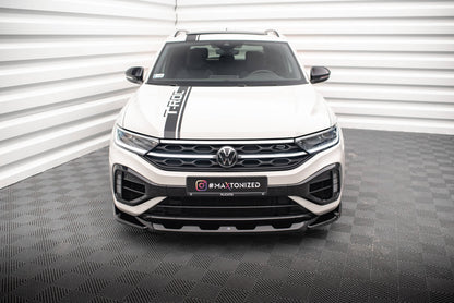 Front Ansatz V.2 für VW T-Roc R / R-Line Mk1 Facelift schwarz Hochglanz