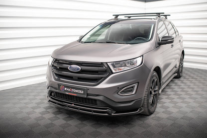 Front Ansatz für Ford Edge Mk2 schwarz Hochglanz