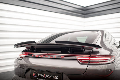 Spoiler CAP für Porsche Panamera GTS / Panamera E-Hybrid / Panamera Turbo S E-Hybrid 971 schwarz Hochglanz