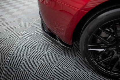 Mittlerer Cup Diffusor DTM Look Heck Ansatz für V.1 Tesla Model 3 Project HighlandFacelift schwarz Hochglanz