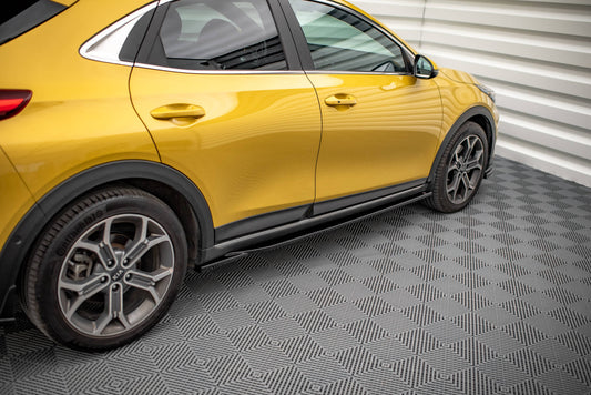 Seitenschweller Ansatz für Kia XCeed Mk1 schwarz Hochglanz