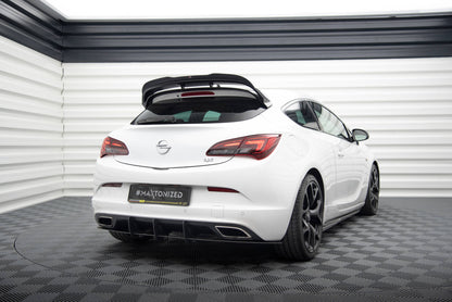 Diffusor Heck Ansatz für Heckschürze für OPEL ASTRA J OPC / VXR