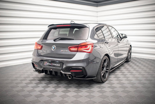 Spoiler CAP V.2 für BMW 1er M-Paket / M140i / Standard F20  schwarz Hochglanz