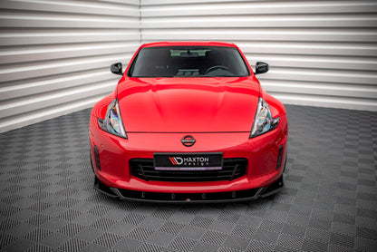 Front Ansatz V.2 für Nissan 370Z Facelift schwarz Hochglanz