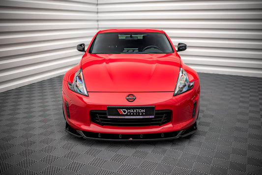 Front Ansatz V.2 für Nissan 370Z Facelift schwarz Hochglanz