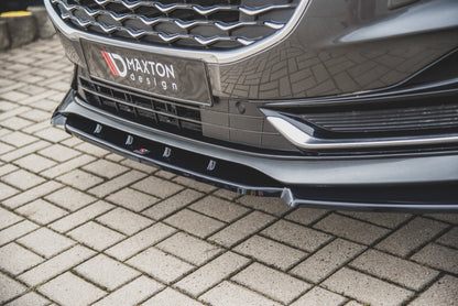 Front Ansatz für Ford S-Max Mk2 Facelift schwarz matt
