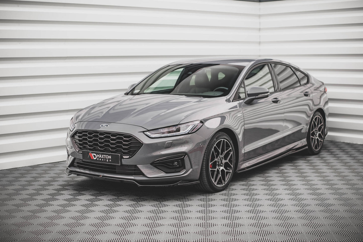 Seitenschweller Ansatz für Ford Mondeo ST-Line Mk5 Facelift schwarz Hochglanz