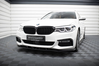 Front Ansatz V.1 für BMW 5er M-Paket / M550d / M550i G30/ G31 M-Paket schwarz Hochglanz