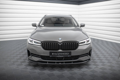 Front Ansatz V.1 für BMW 5er G30 / G31 Facelift schwarz Hochglanz