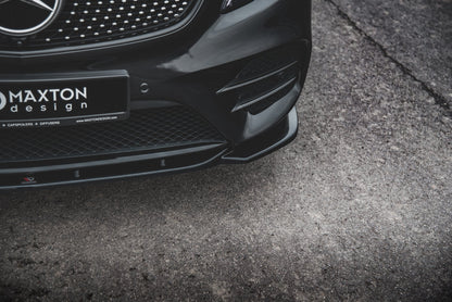 Front Ansatz V.1 für Mercedes-Benz V-Klasse AMG-Line W447 Facelift schwarz Hochglanz
