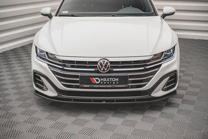 Front Ansatz V.2 für VW Arteon R-Line Facelift schwarz Hochglanz
