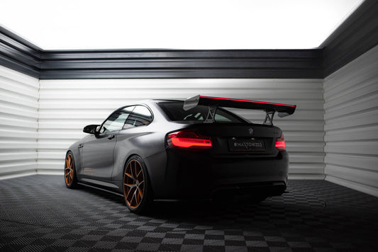 Carbon Spoiler With Internal Brackets Uprights + LED BMW M2 F87 / 2 / 2 M-Paket F22