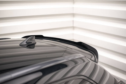 Spoiler CAP für Toyota Avensis Mk3 Facelift Wagon schwarz matt