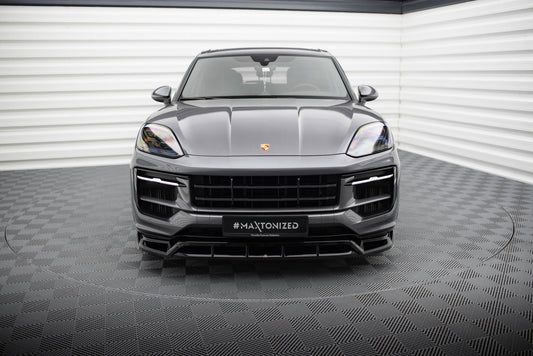 Front Ansatz für Porsche Cayenne SUV / Coupe Mk3 Facelift schwarz Hochglanz
