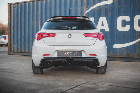 Diffusor Heck Ansatz für Alfa Romeo Giulietta (Einzelauspuff li.)
