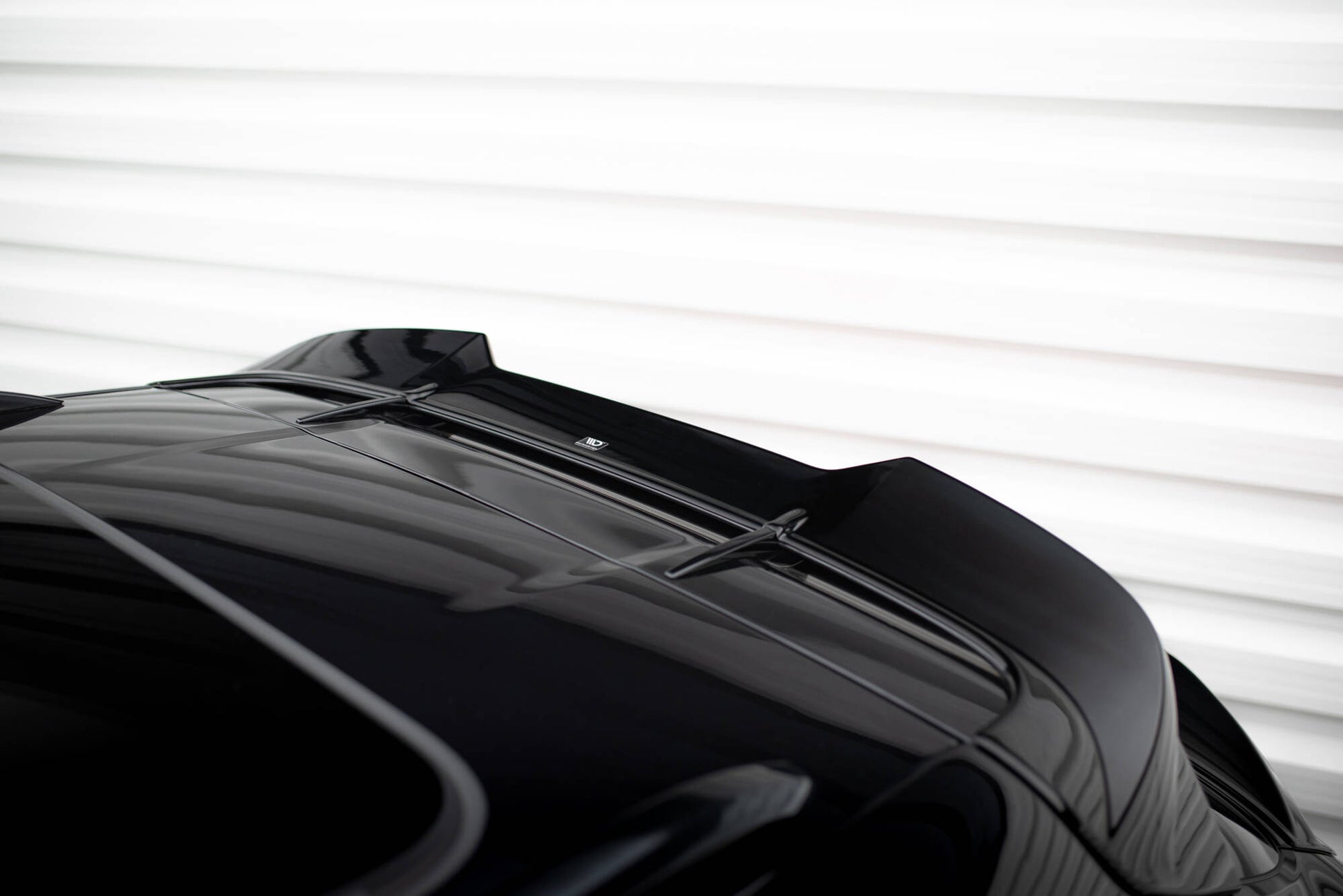 Höher Spoiler CAP 3D für Porsche Macan GTS Mk1 Facelift 2 schwarz Hochglanz