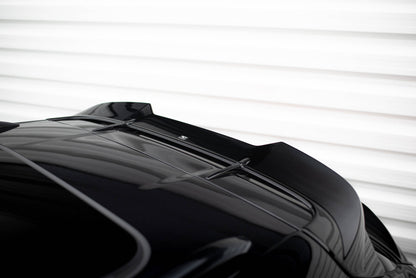 Höher Spoiler CAP 3D für Porsche Macan GTS Mk1 Facelift 2 schwarz Hochglanz