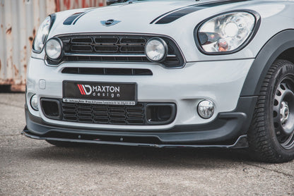 Front Ansatz für Mini Countryman Mk1 JCW  schwarz Hochglanz