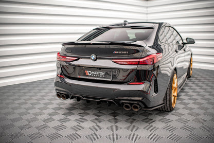 Heck Ansatz Flaps Diffusor für BMW M235i Gran Coupe F44 schwarz Hochglanz