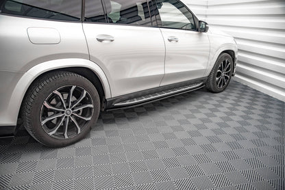 Seitenschweller Ansatz für Mercedes-Benz GLS AMG-Line X167 Carbon Look