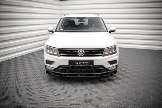 Front Ansatz für Volkswagen Tiguan Mk2 schwarz matt