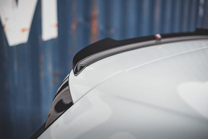 Spoiler CAP V.1 für VW Golf GTI / GTE / GTD / R-Line / R Mk8 schwarz Hochglanz