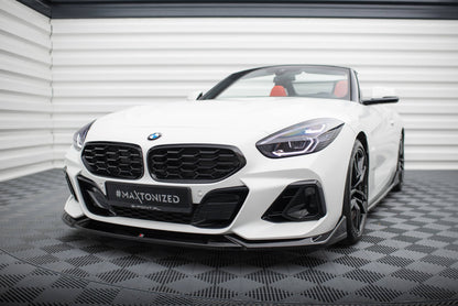 Front Ansatz V.3 für BMW Z4 M40i / M-Paket G29 Facelift schwarz Hochglanz