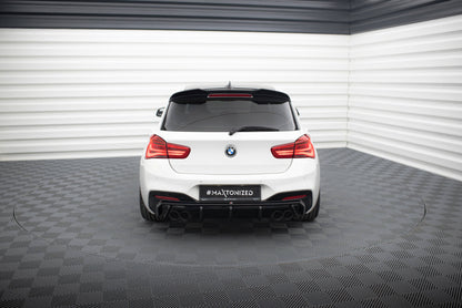 Diffusor Heck Ansatz V.3 für BMW 1er M-Paket / M140i F20 Facelift (Doppelauspuff li. re.)